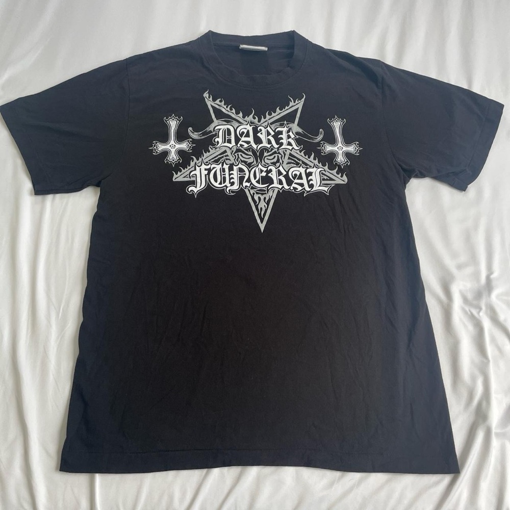 Vintage Dark Funeral Black Graphic Tee